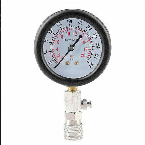 Petrol Engine Cylinder Pressure Tester For Car Compression Test Gauge Kit Set UK