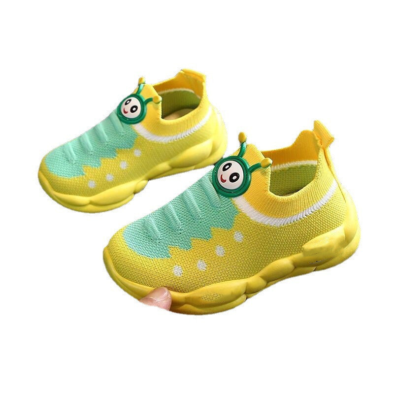 Boys And Girls Mesh Breathable Sports Soft Sole Shoes