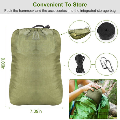 Camping Hammock, Portable Double Hammock With Net