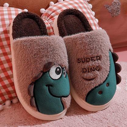 Warm Home Soft Bottom Couple Cotton Slippers For Men Winter