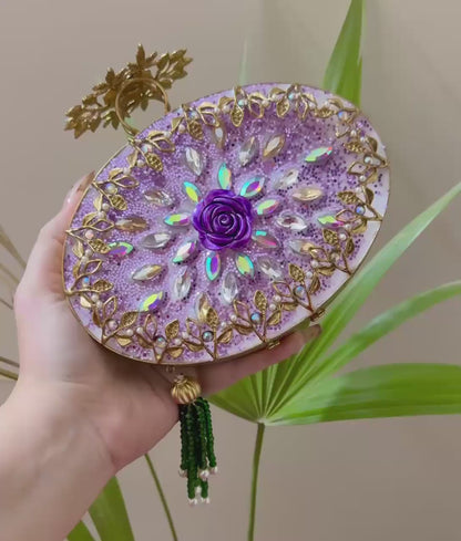 Elegant Handcrafted Turkish Clutch,The Jewel of Your Wardrobe-Money Back Assurance